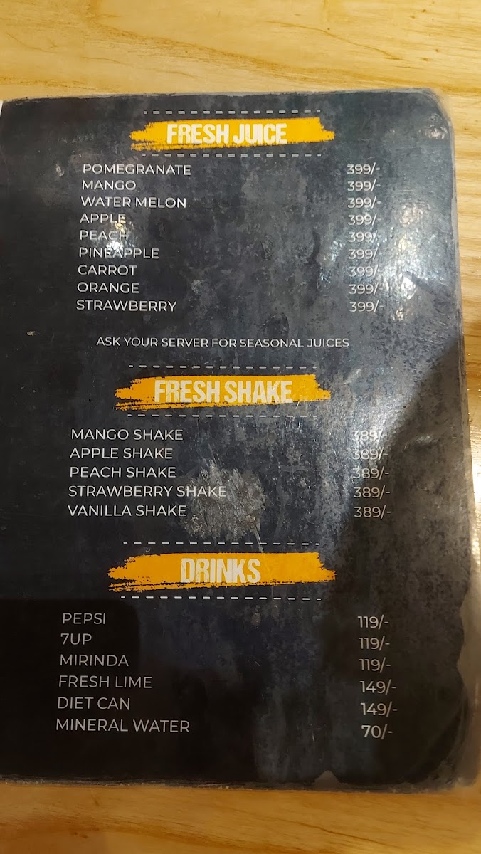 Menu Tayto - Centaurus Mall-5