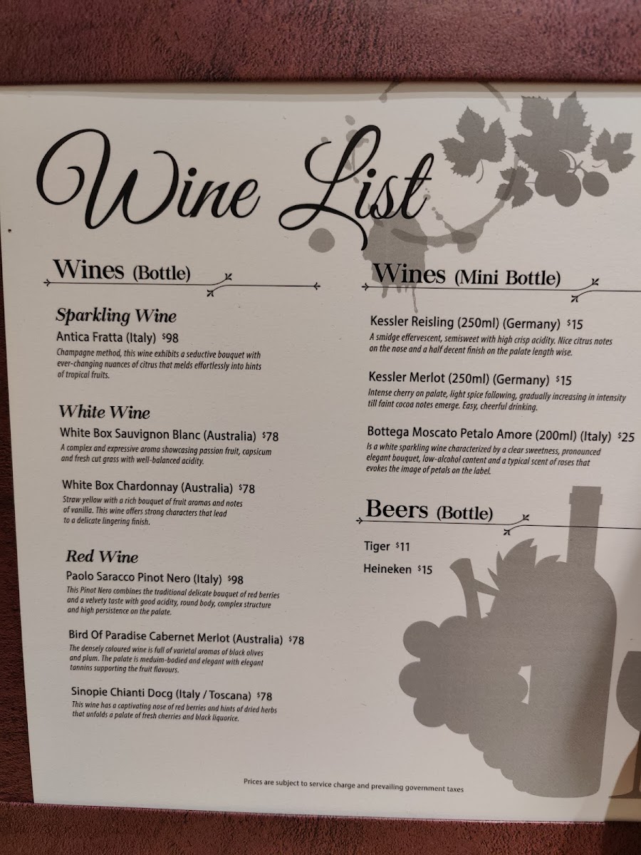 Menu Tcc - The Connoisseur Concerto (International Building)-10