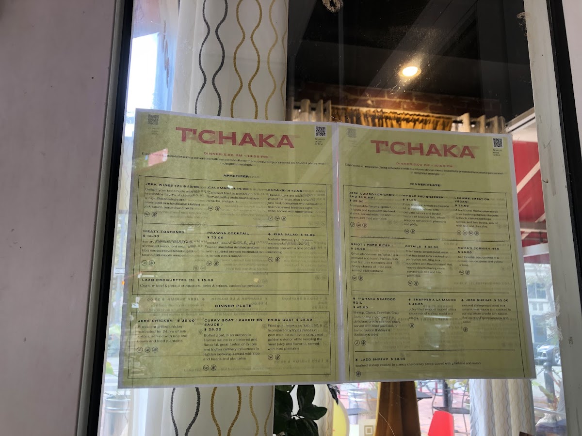 Menu T'chaka A Taste Of Haiti-8