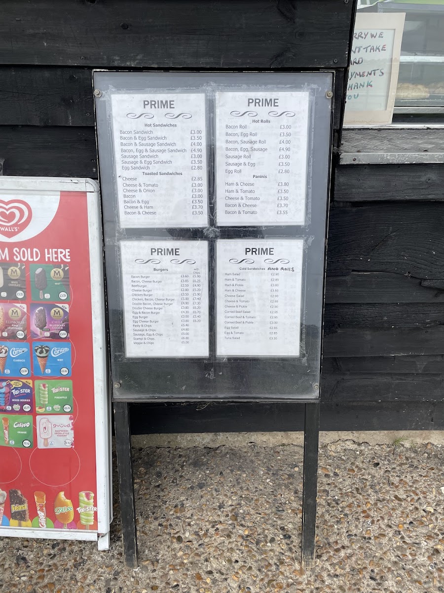Menu Tea Hut Epsom Downs-1