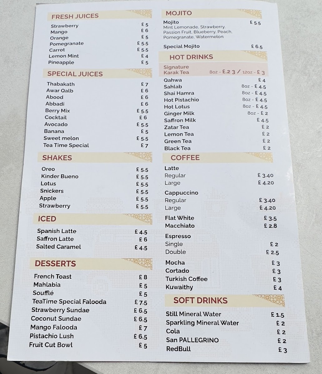 Menu Tea Time Leicester-6