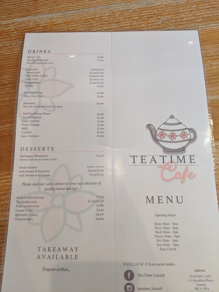 Menu Tea Time-1