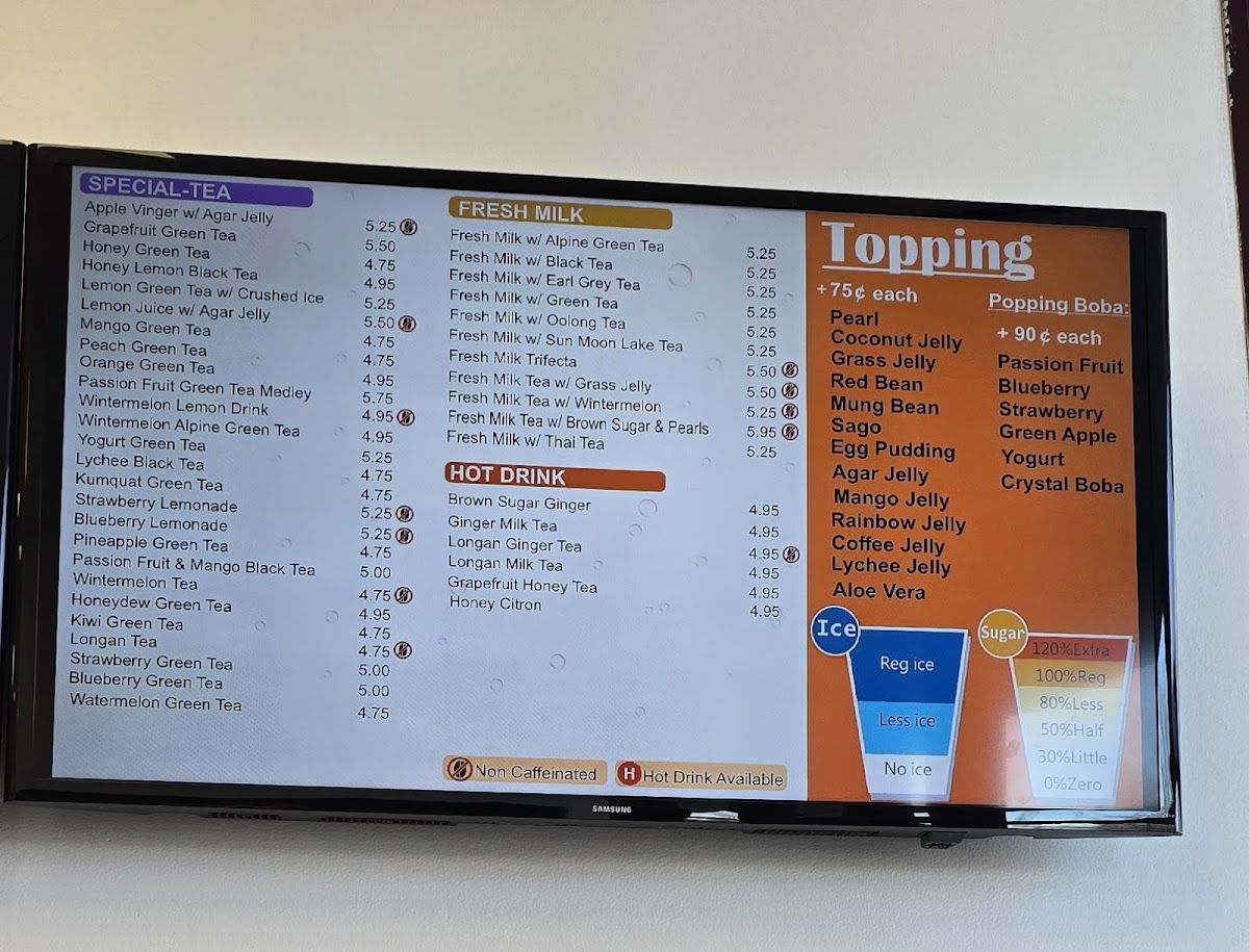 Menu Tea Top (Oakwood)-5