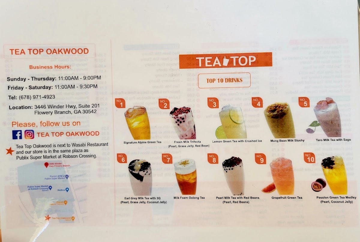 Menu Tea Top (Oakwood)-6