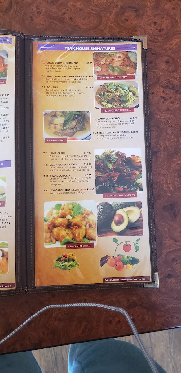 Menu Teak House-3
