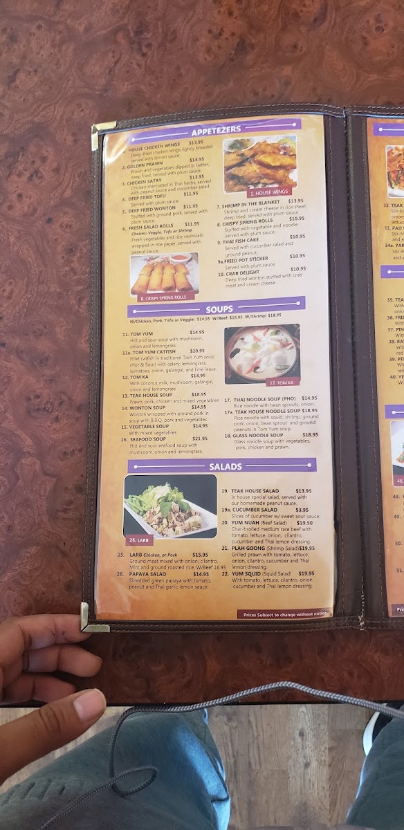 Menu Teak House-5