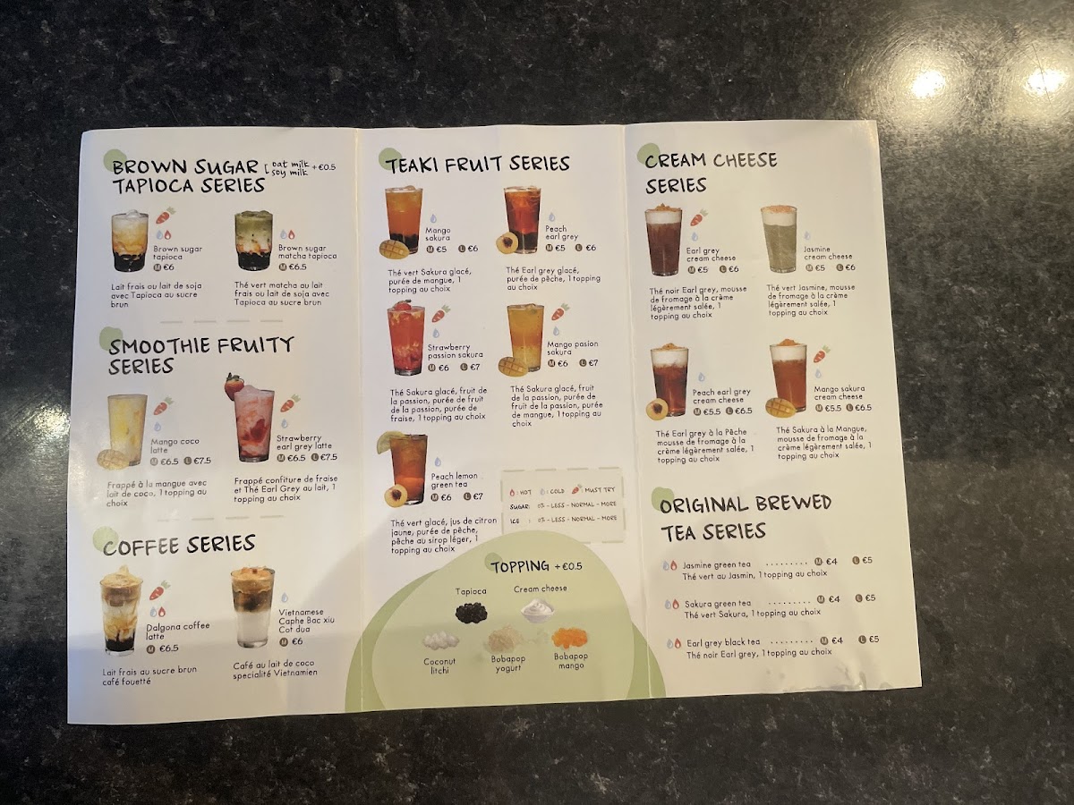 Menu Teaki-7