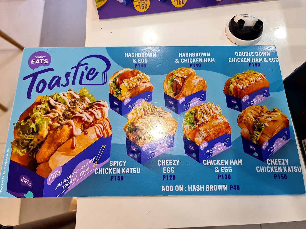 Menu Tealive Sm North Edsa-4