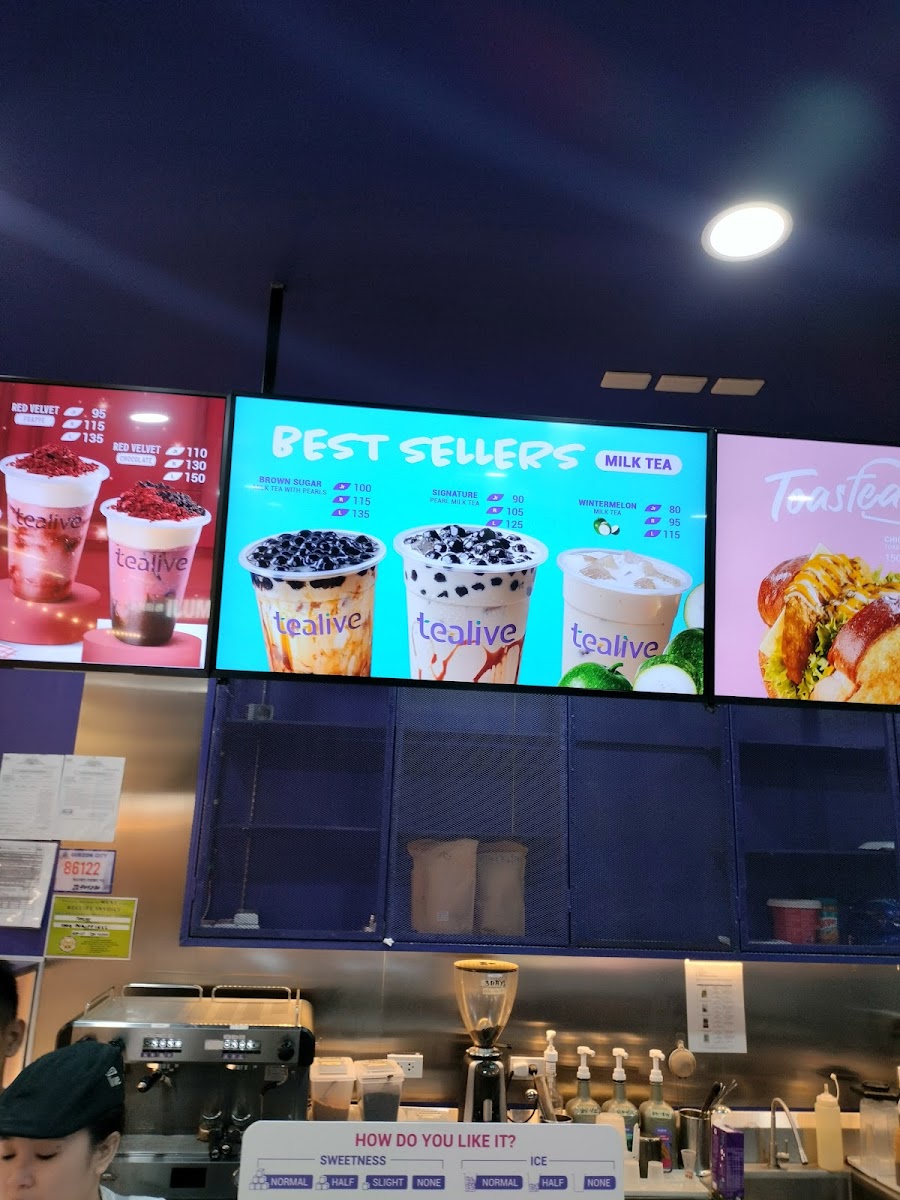 Menu Tealive Sm North Edsa-5
