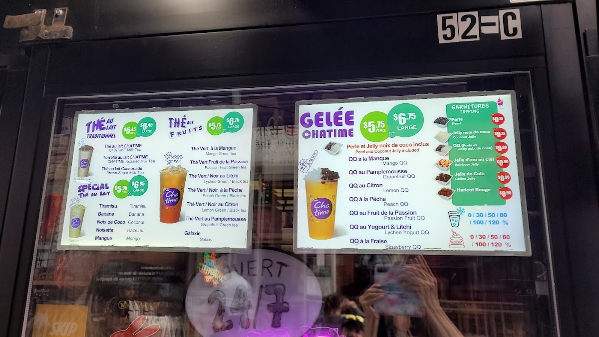 Menu #teashop Thé Aux Perles-10