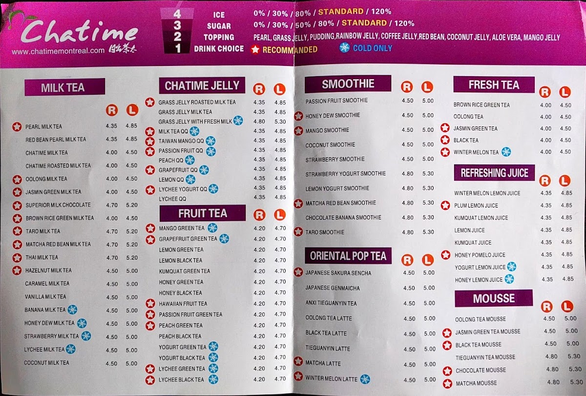 Menu #teashop Thé Aux Perles-3