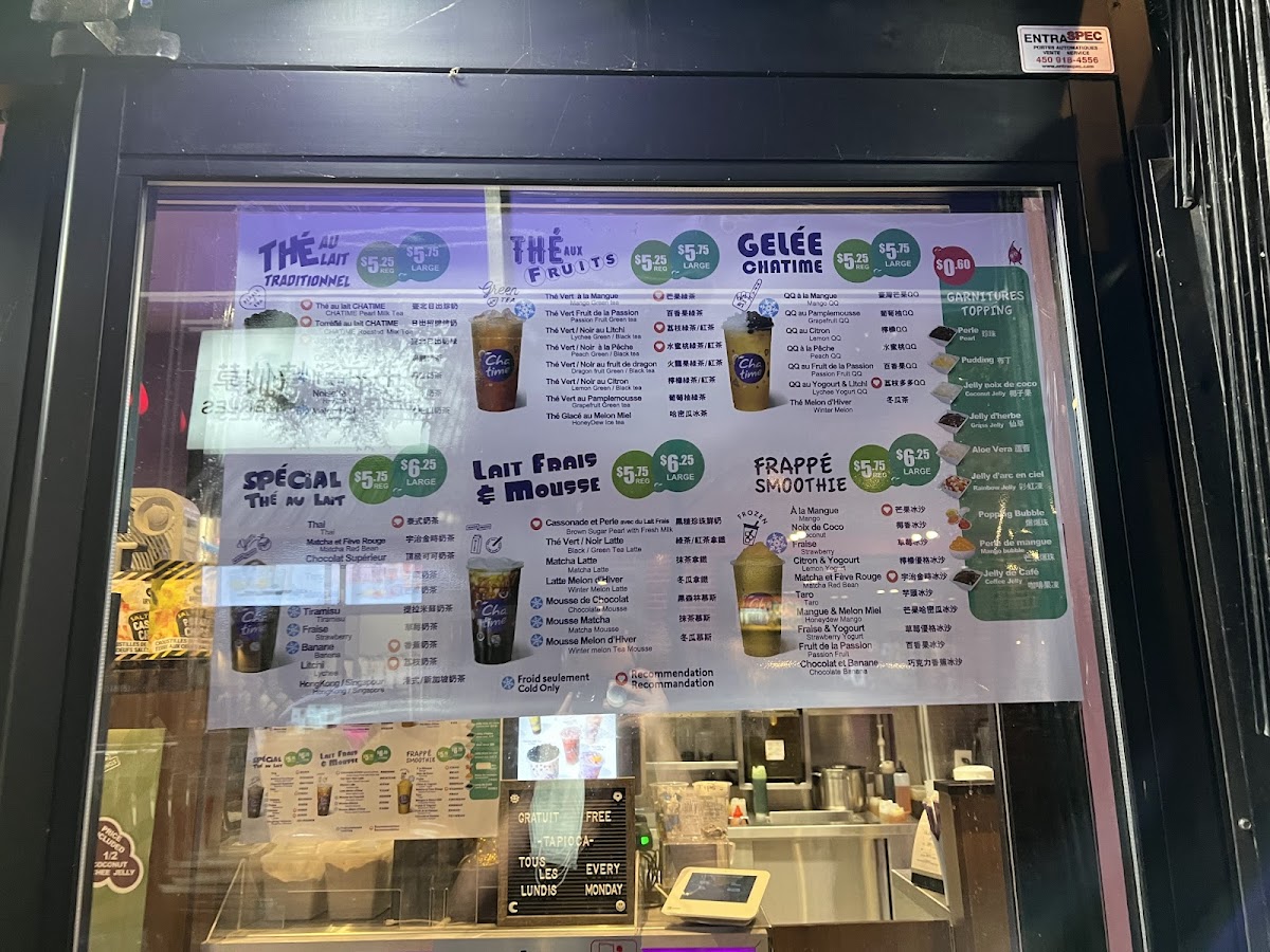 Menu #teashop Thé Aux Perles-4