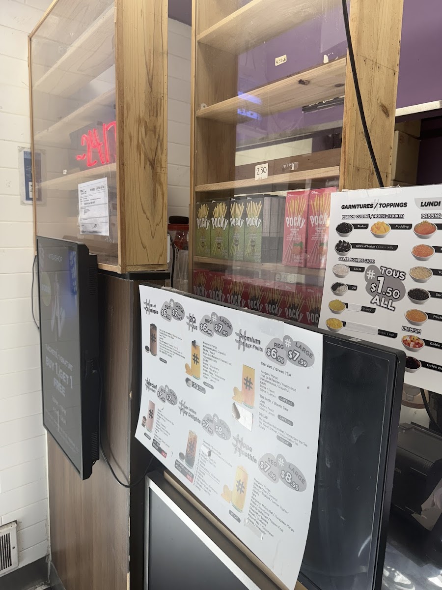 Menu #teashop Thé Aux Perles-8