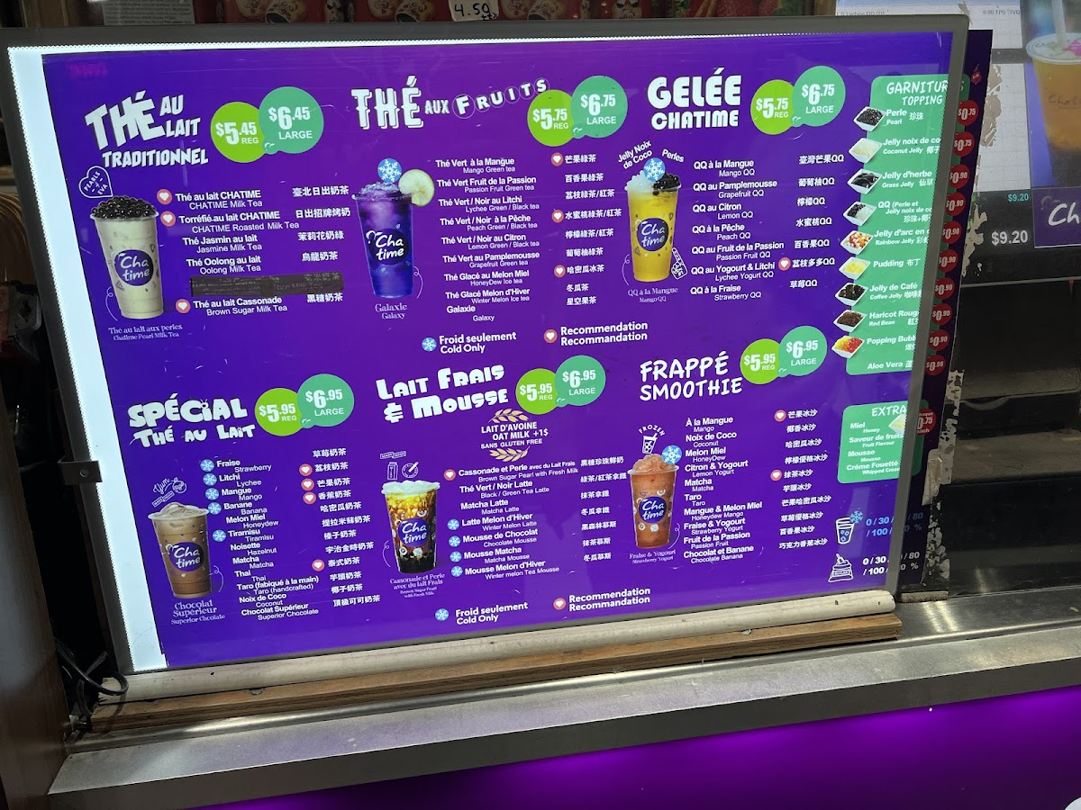Menu #teashop Thé Aux Perles-9