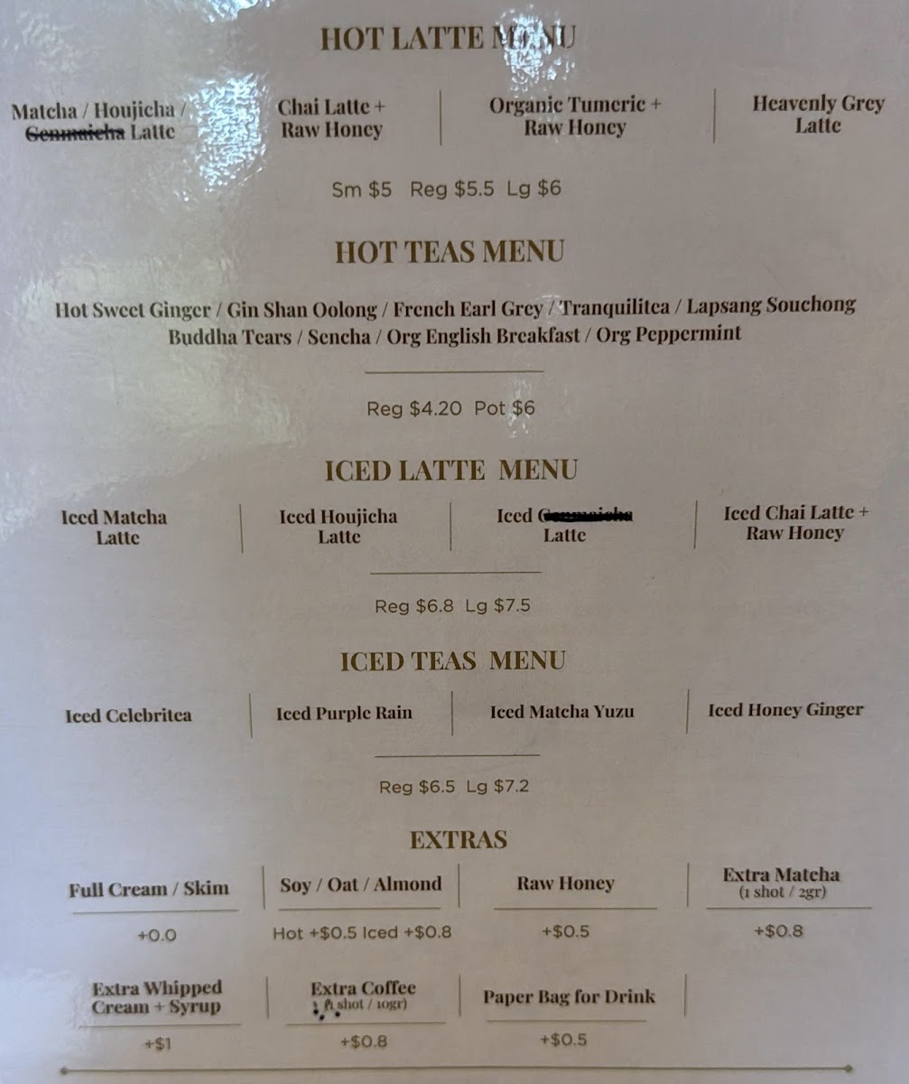 Menu Teassential Tea Store & Brew Bar-3