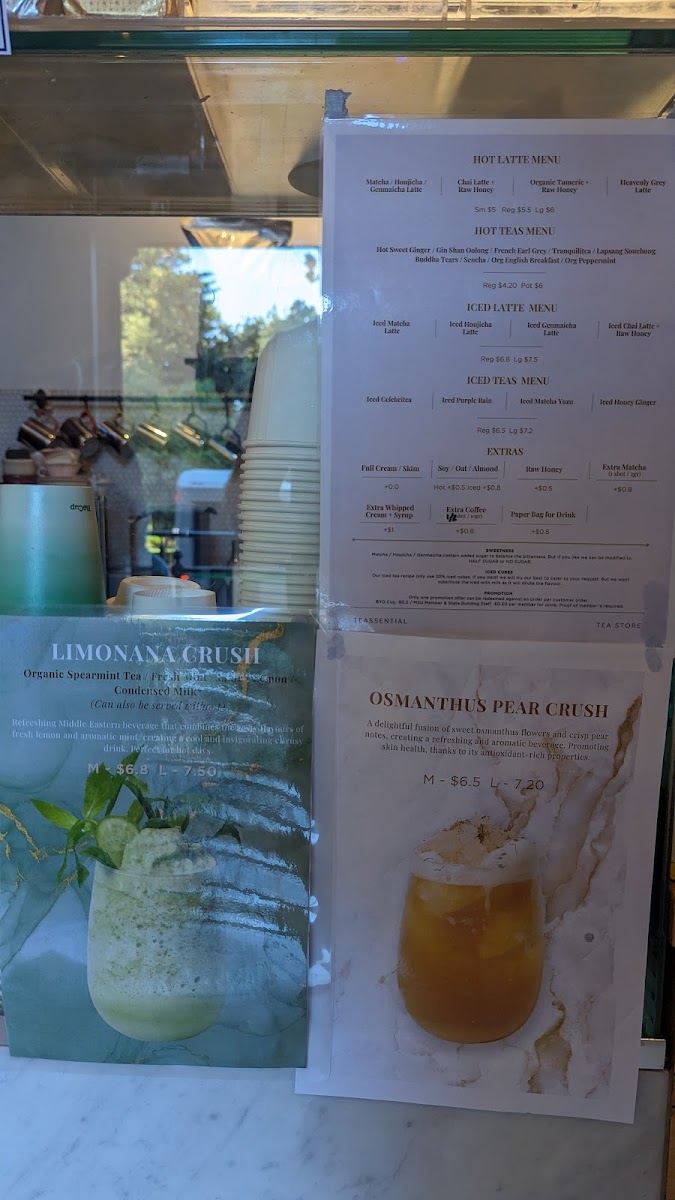 Menu Teassential Tea Store & Brew Bar-4