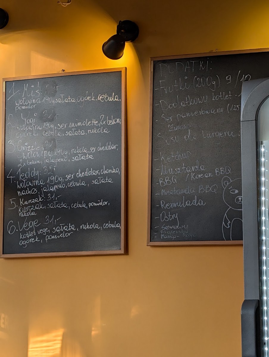 Menu Teddy Burger Rawa Mazowiecka-2