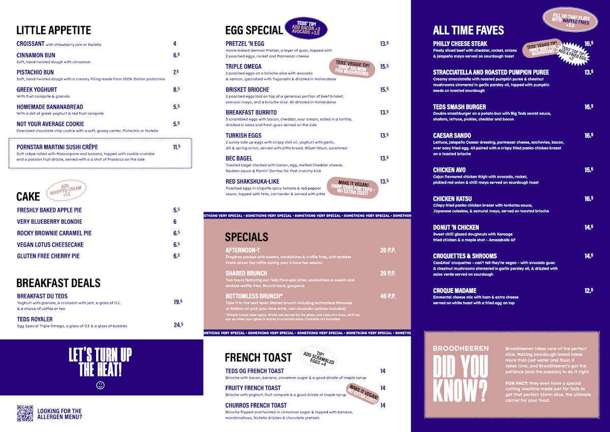Menu Teds Den Haag - All Day Food & Drinks-1