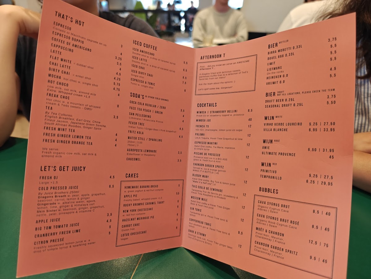 Menu Teds Den Haag - All Day Food & Drinks-10