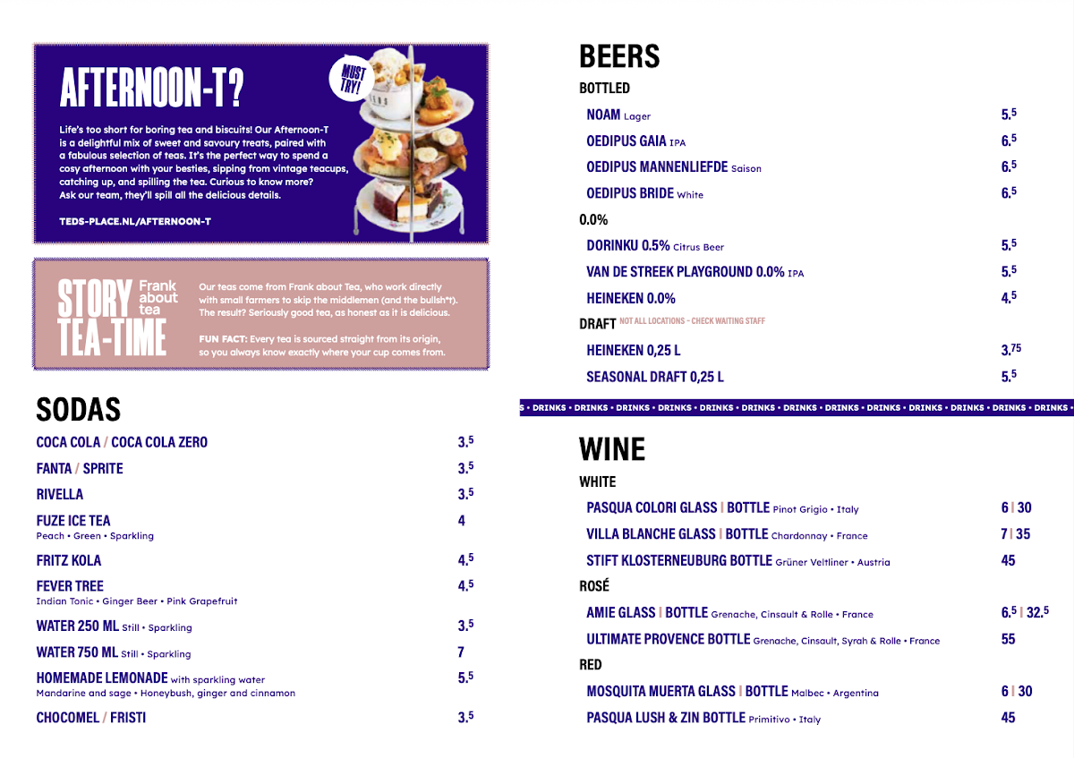 Menu Teds Den Haag - All Day Food & Drinks-3