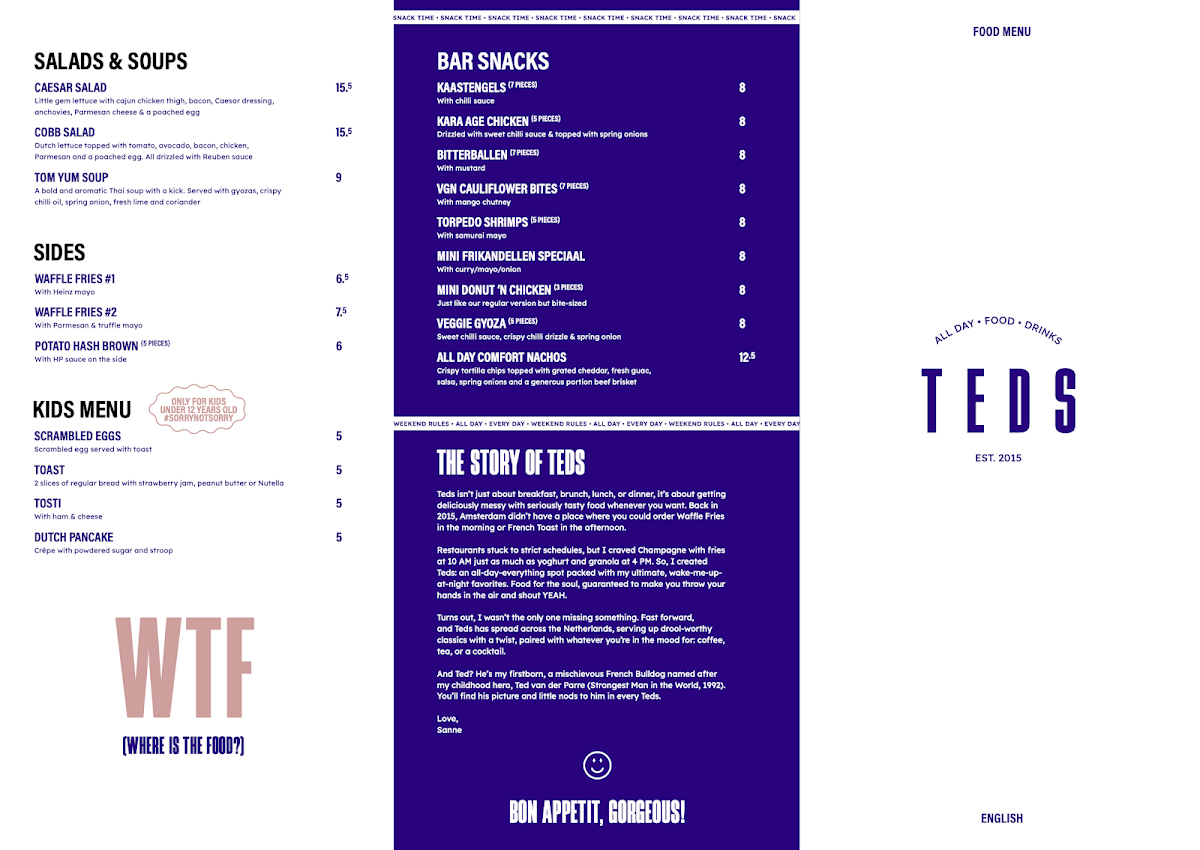 Menu Teds Den Haag - All Day Food & Drinks-4
