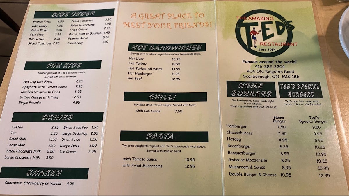 Menu Ted's Restaurant-8