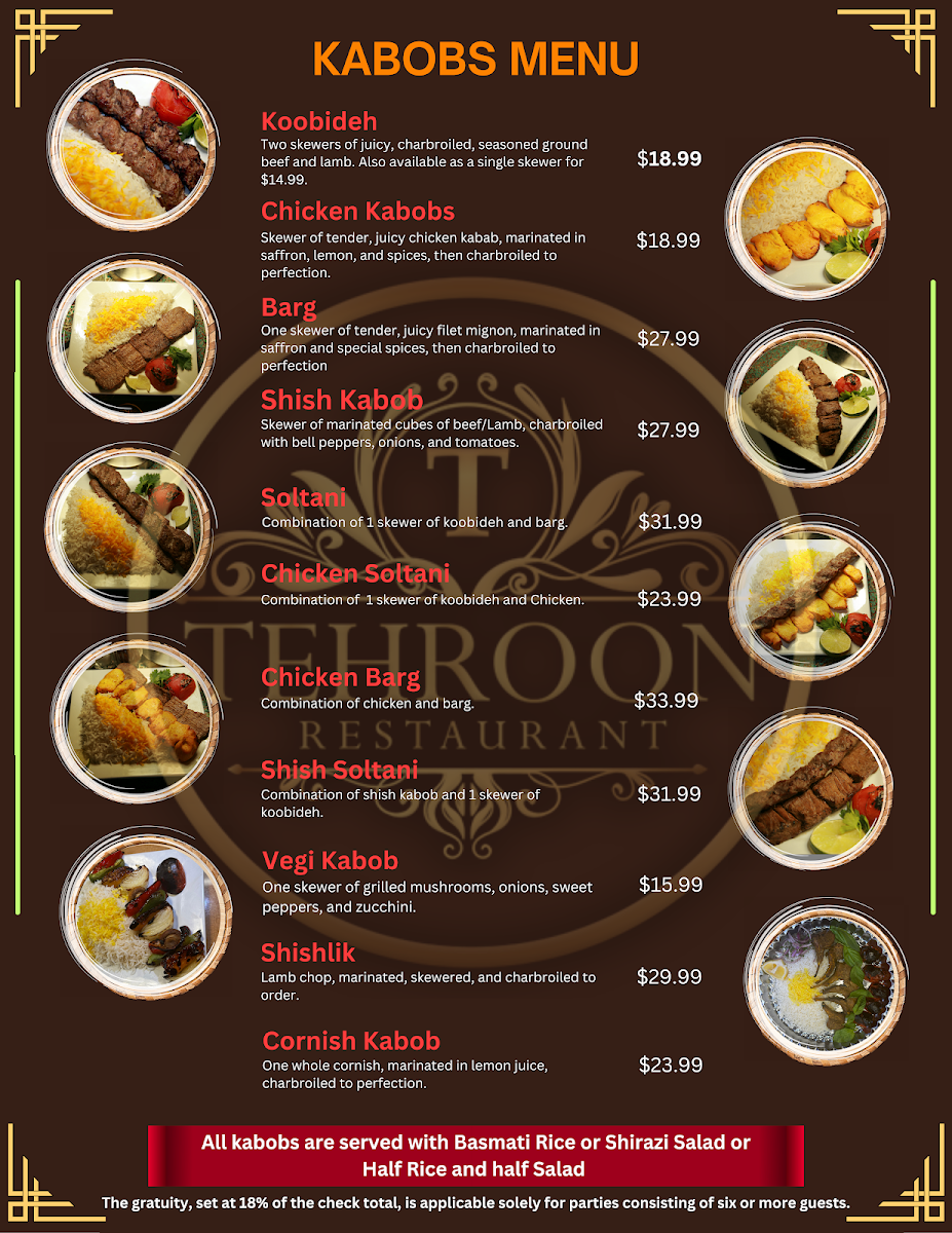 Menu Tehroon Restaurant-2