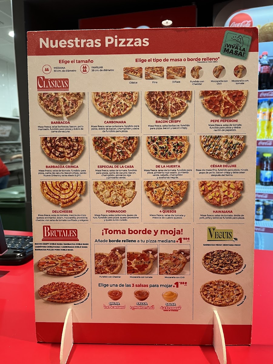 Menu Telepizza Aranda De Duero - Comida A Domicilio-1