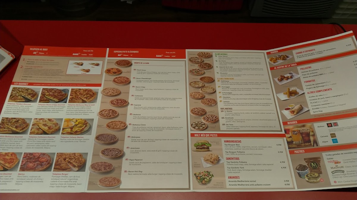 Menu Telepizza Figueres - Comida A Domicilio-1