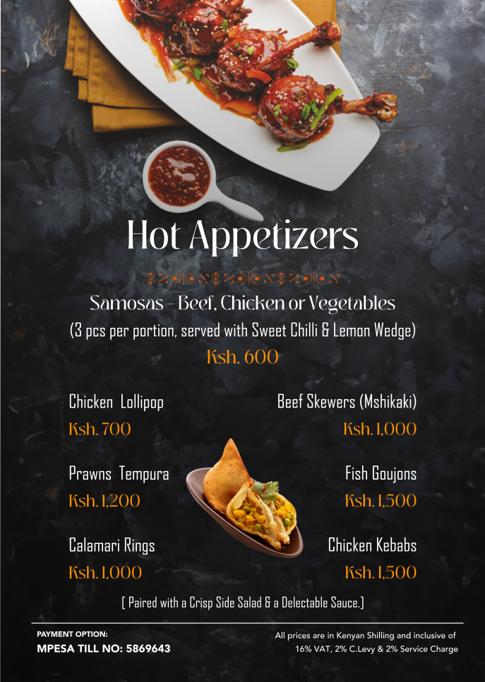 Menu Tembea Restaurant By Trianum-1