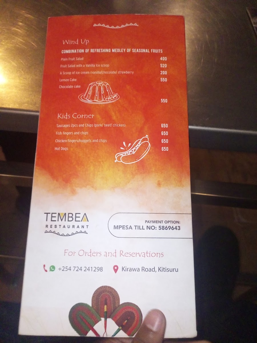 Menu Tembea Restaurant By Trianum-10