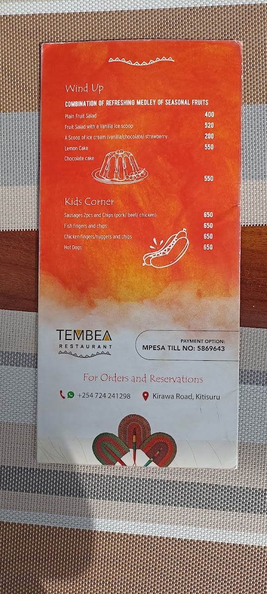 Menu Tembea Restaurant By Trianum-4