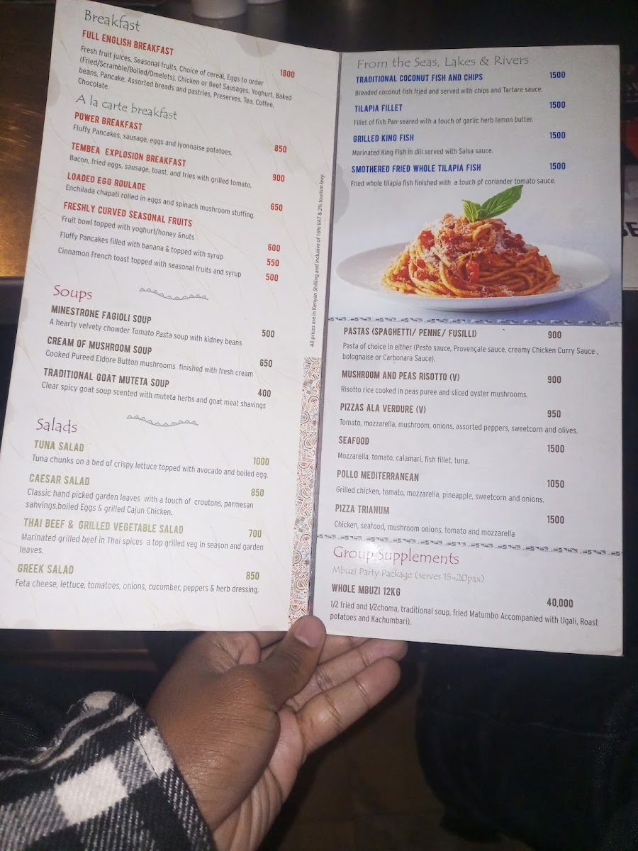 Menu Tembea Restaurant By Trianum-7