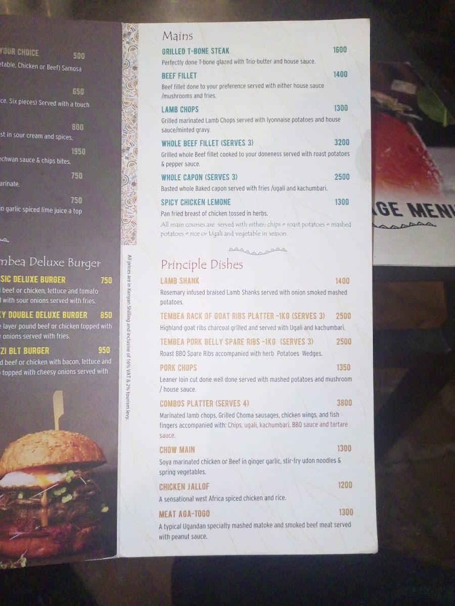Menu Tembea Restaurant By Trianum-8