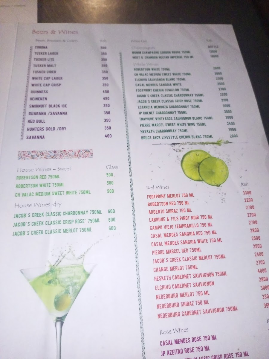 Menu Tembea Restaurant By Trianum-9