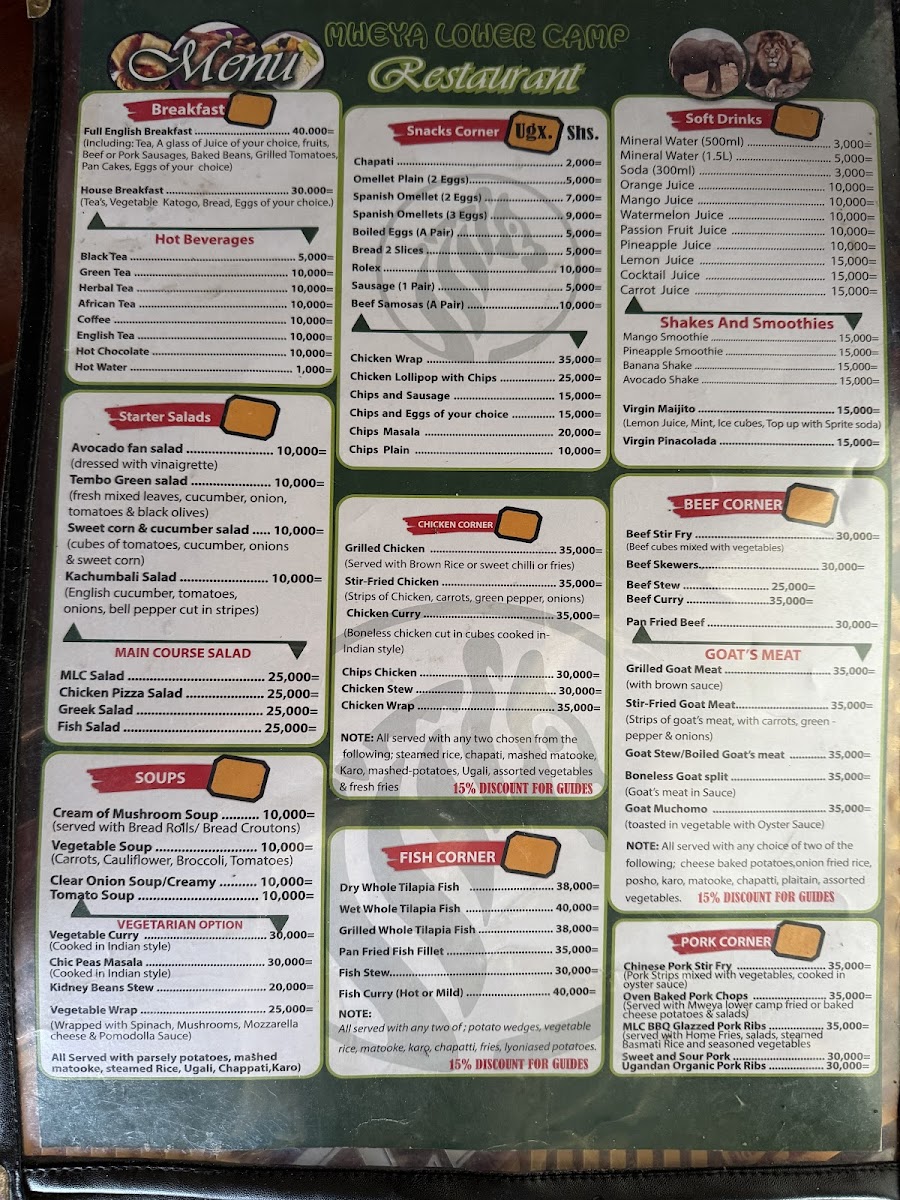 Menu Tembo Canteen-1