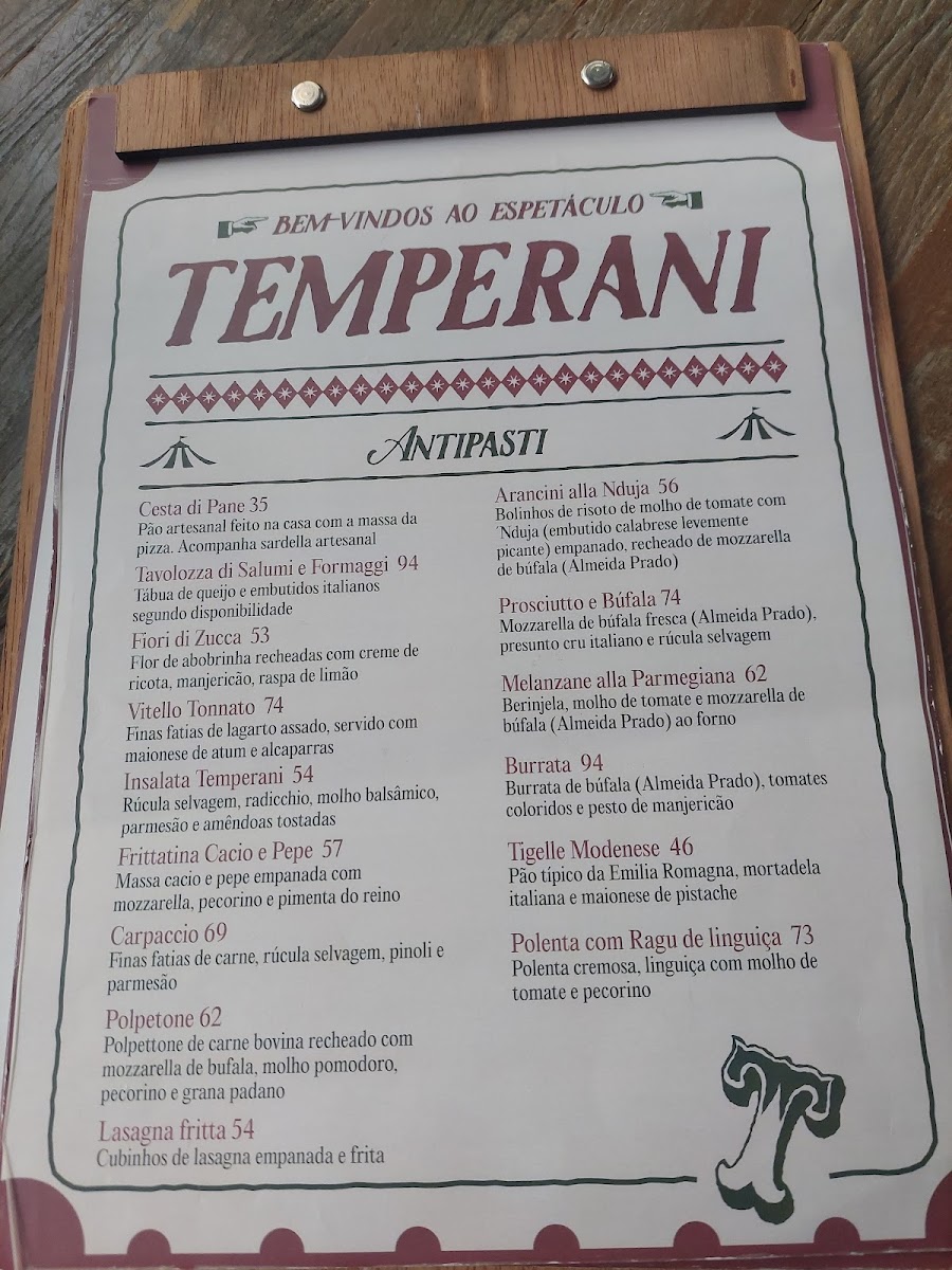 Menu Temperani Cucina - Vila Anália-4
