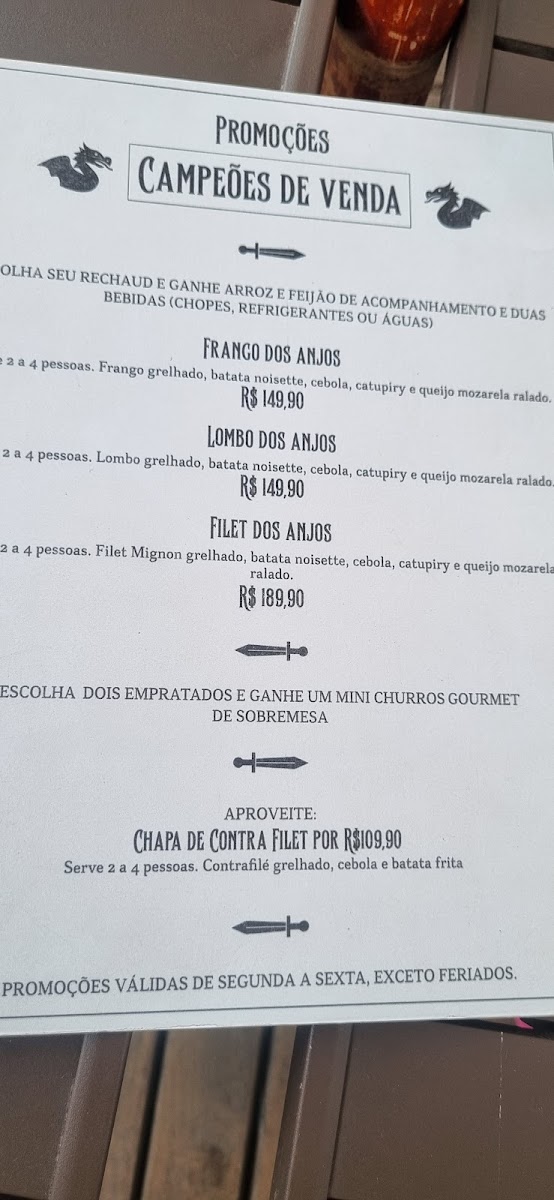 Menu Templário, Restaurante E Choperia-6