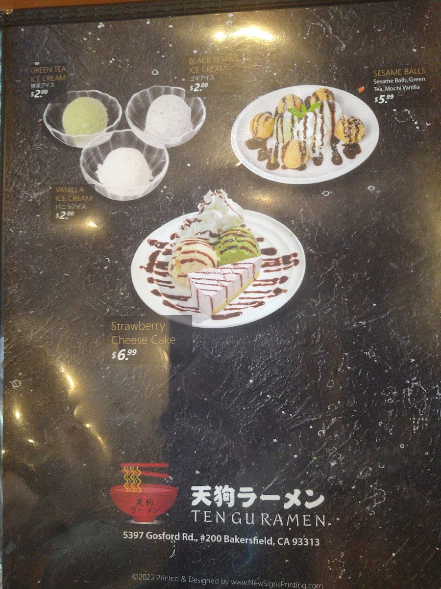 Menu Ten Gu Ramen-10