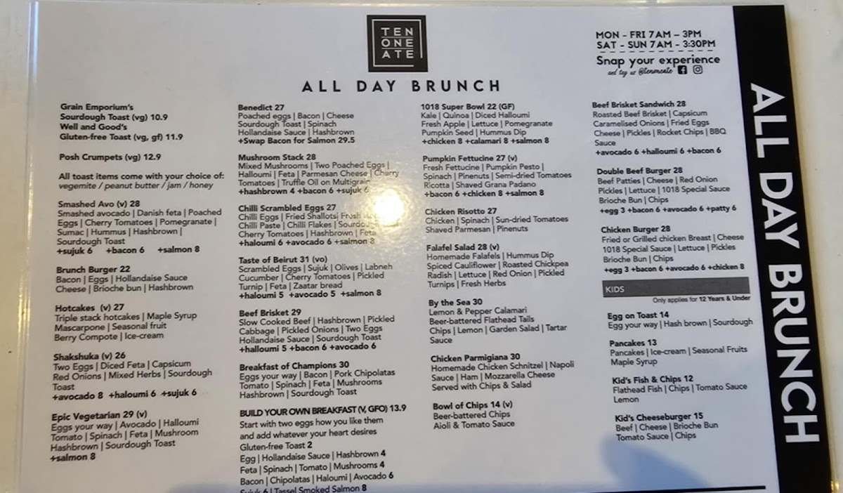 Menu Ten One Ate-1