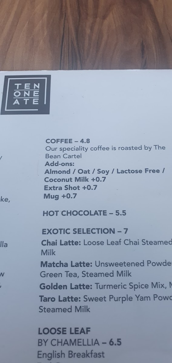 Menu Ten One Ate-4