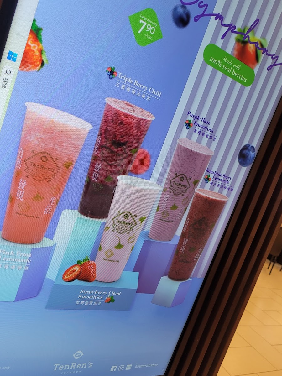 Menu Ten Ren's Tea-10