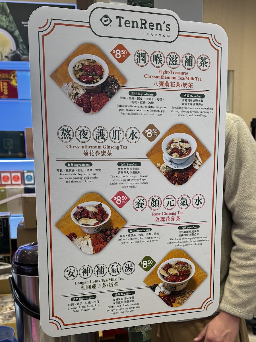 Menu Ten Ren's Tea-6
