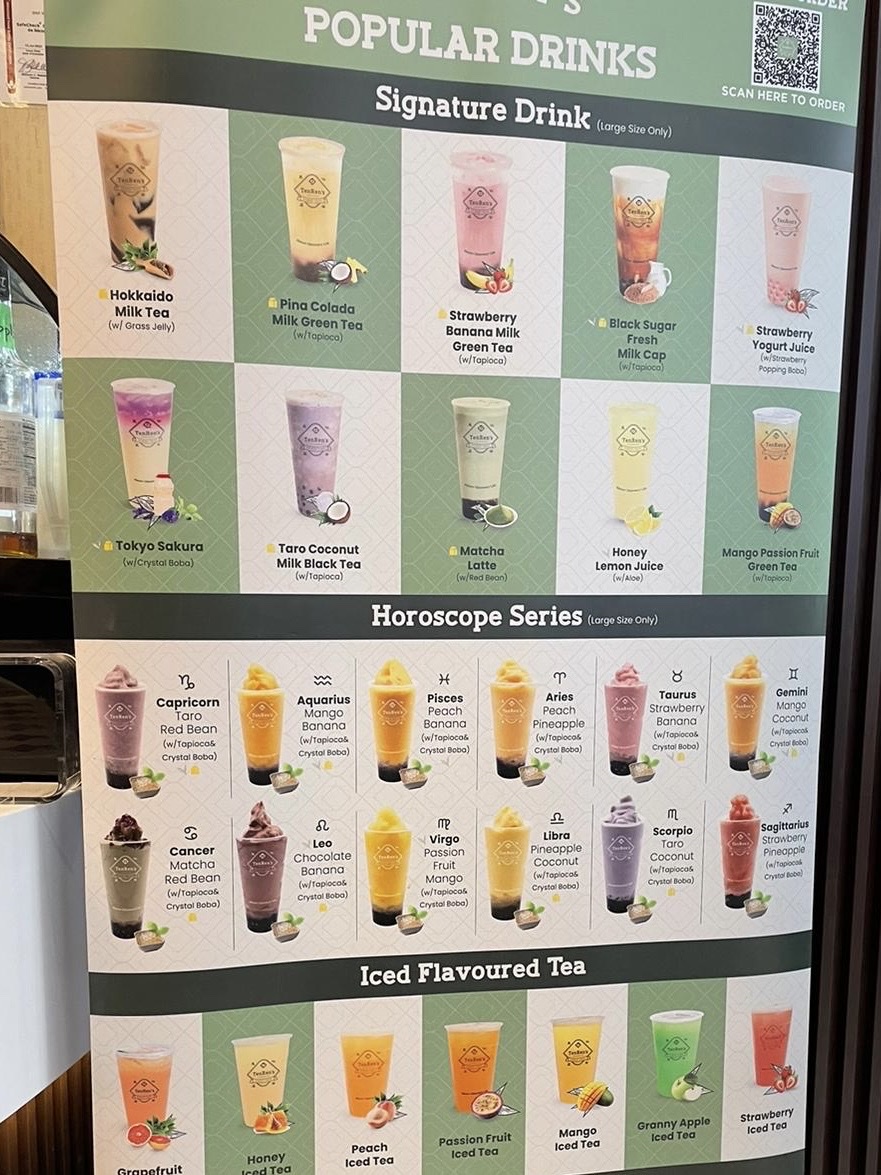 Menu Ten Ren's Tea-8