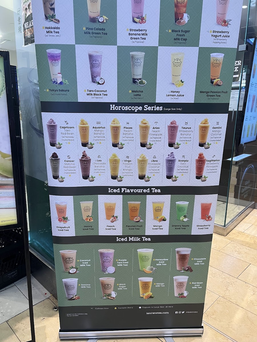Menu Ten Ren's Tea-9
