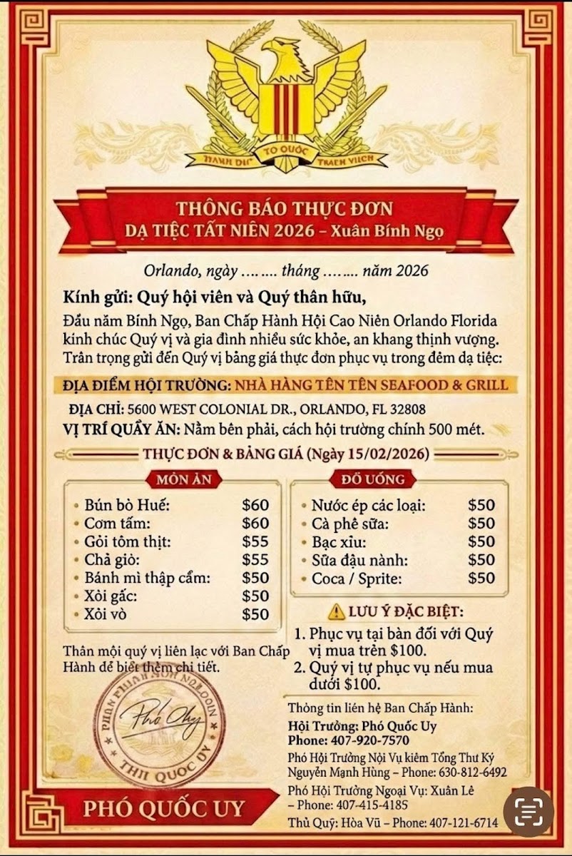 Menu Ten Ten Seafood & Grill-1