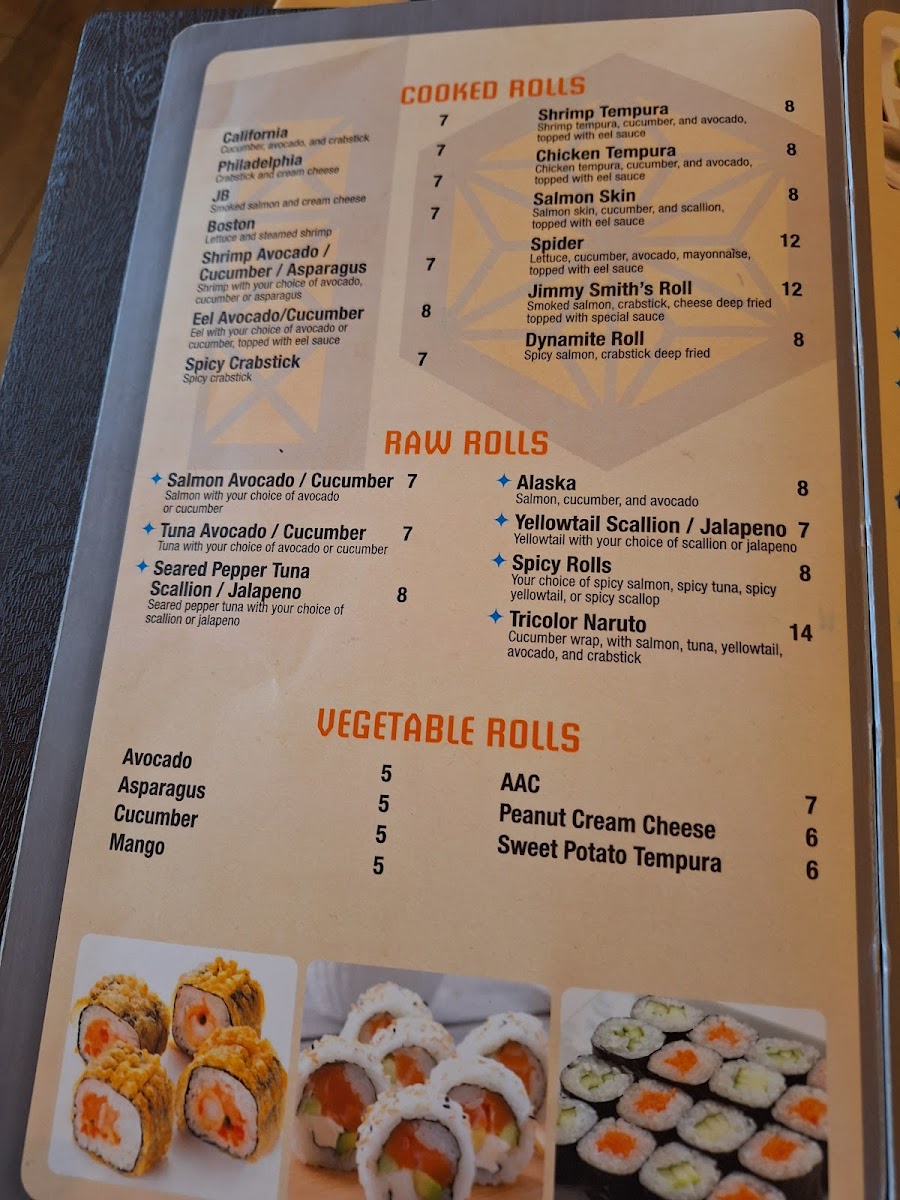 Menu Ten Zushi Japanese & Thai-10