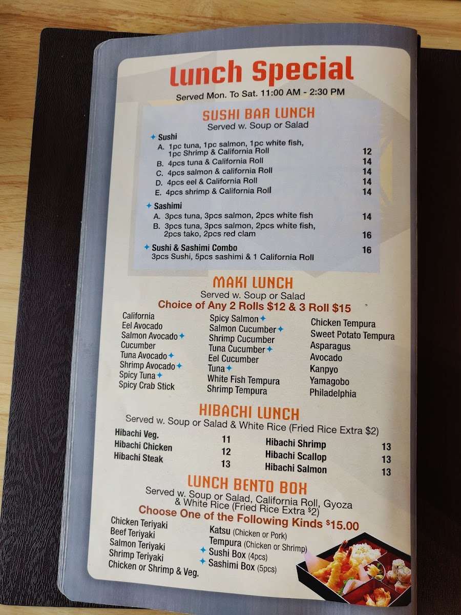 Menu Ten Zushi Japanese & Thai-9