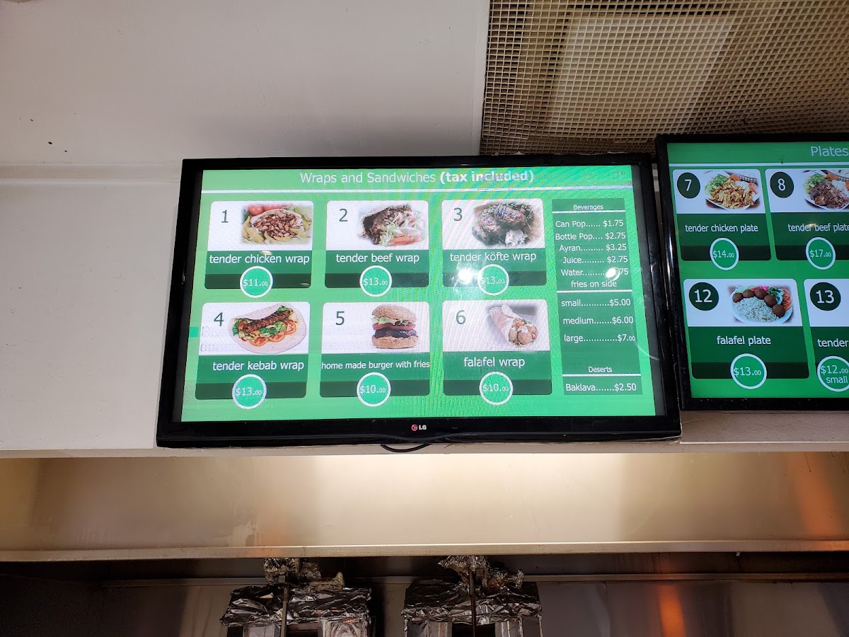 Menu Tender Shawarma & Grill-4