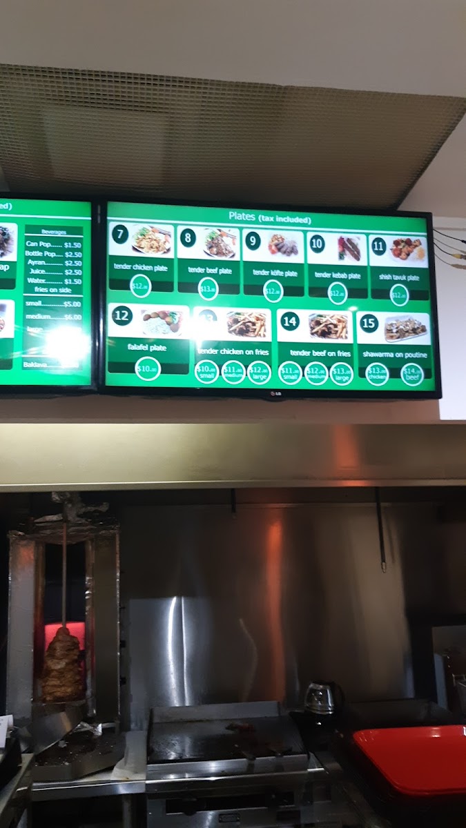 Menu Tender Shawarma & Grill-7